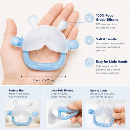 Teething Mitten Helps Soothe Sore Gums In Minutes