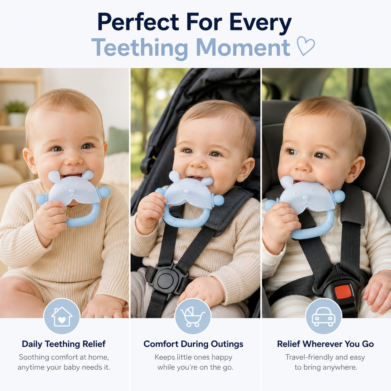 Teething Mitten Helps Soothe Sore Gums In Minutes